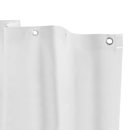 Kenney Mfg Microban Protected Medium Weight PEVA Shower Liner, 70in W x 72in H, Frosted MB61158